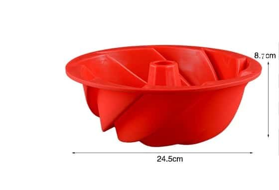 Silicone Round Cake Baking Mold Dimensions