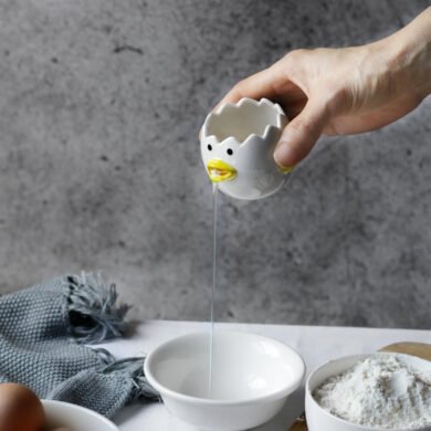 Cute Chicken Ceramic Egg White Separator | Petra Shops