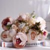 Artificial Peony Flower Bouquet | Petra Shops