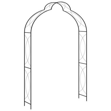 Graceful Black Garden Arch | Petra Shops