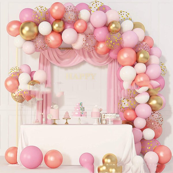 Rose gold balloon set - celebration