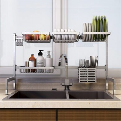 Stainless Steel Kitchen Shelf Rack | Petra Shops