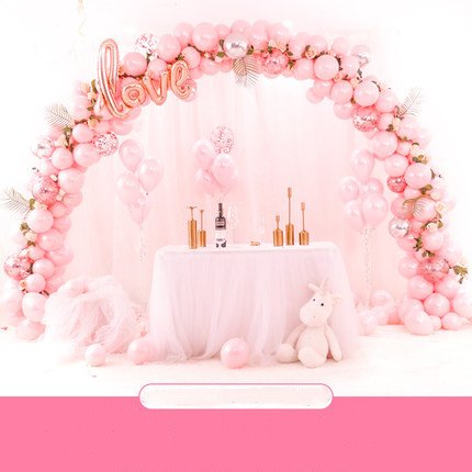 Pearl Pink Balloons - Soft and Elegant